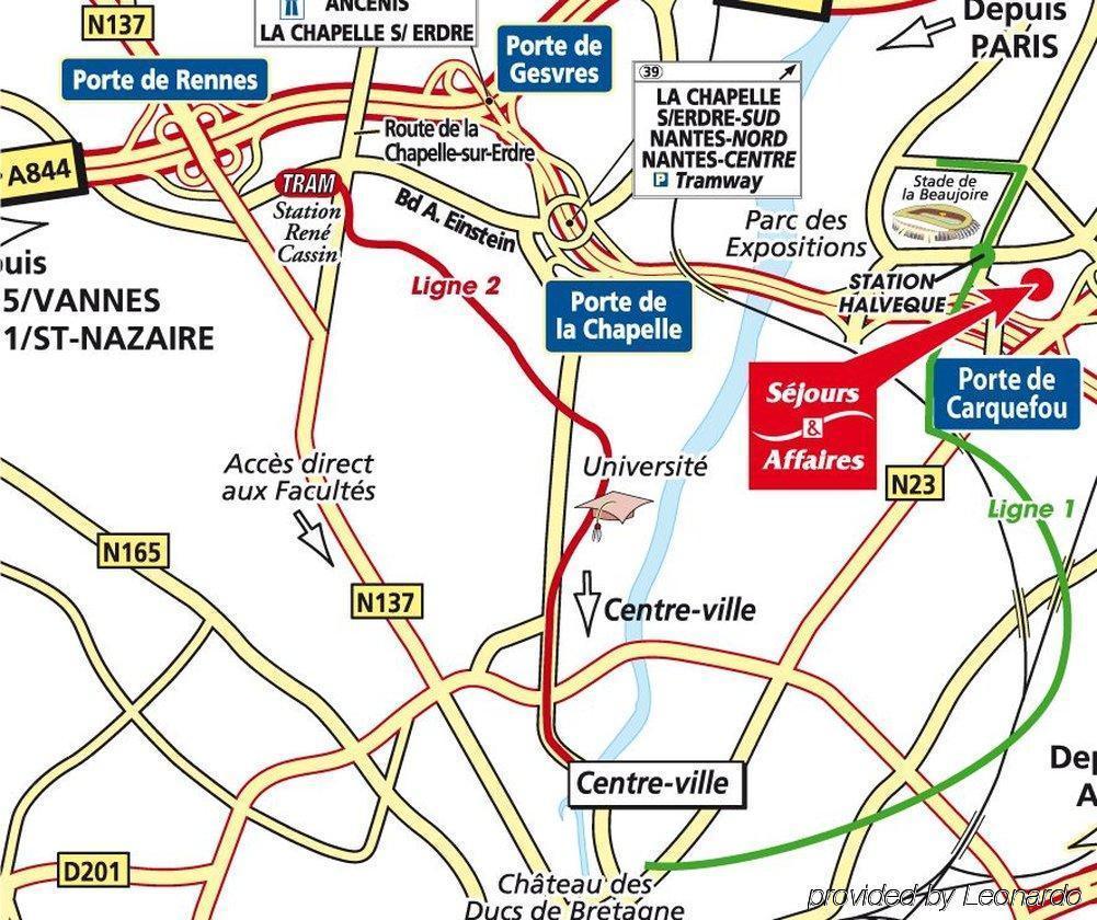 Séjours&Affaires Nantes La Beaujoire Esterno foto